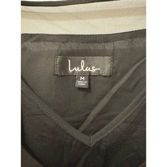 Lulus Black Mini Dress - Picture 4 of 7